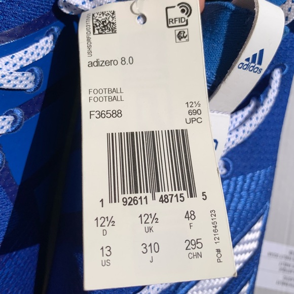 Adidas Adizero 8.0 Football Cleats NWT - Picture 7 of 7